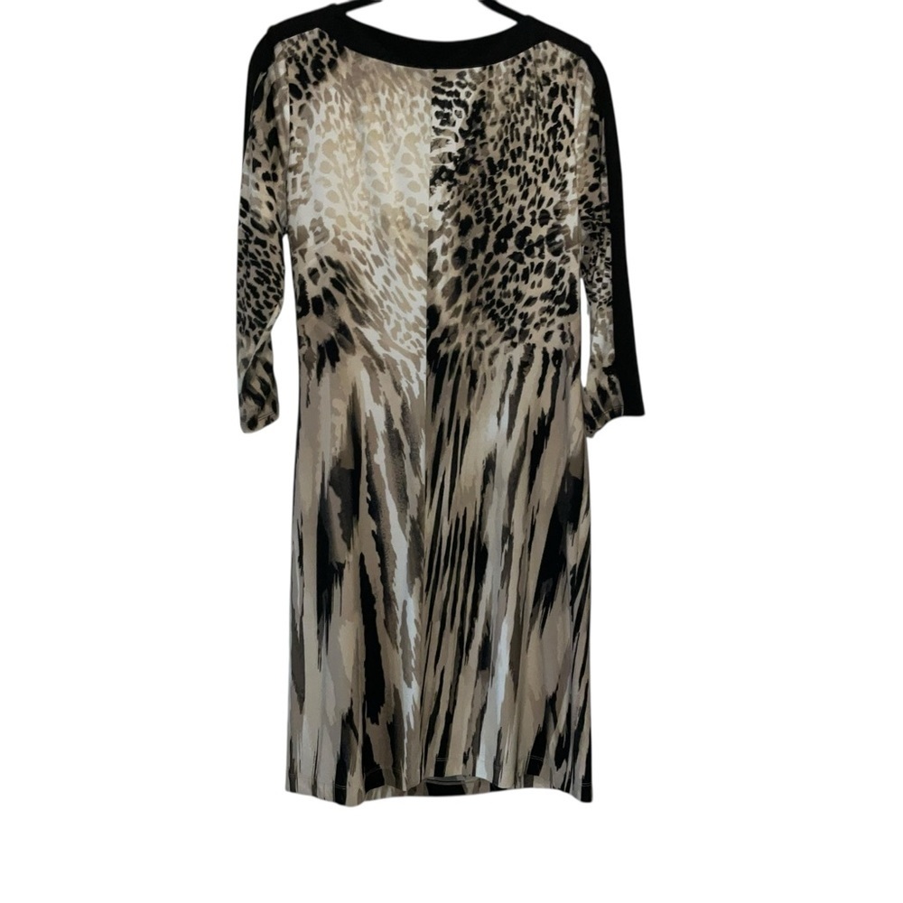 🐆 Chicos Animal Print Dress – Size 1 (M / 8–10) - Picture 6 of 7